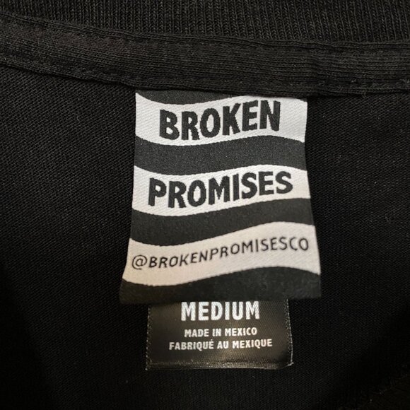 Broken Promises Heaven Can Wait Longsleeve T-Shirt Medium - Picture 4 of 4